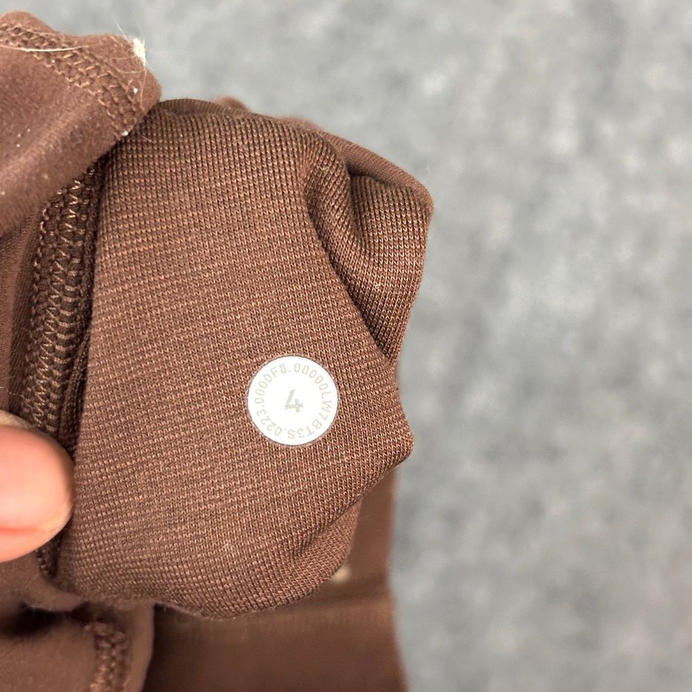 Lululemon Align High Rise Shorts Brown Womens Size 4 Yoga Biker Short - Picture 6 of 6